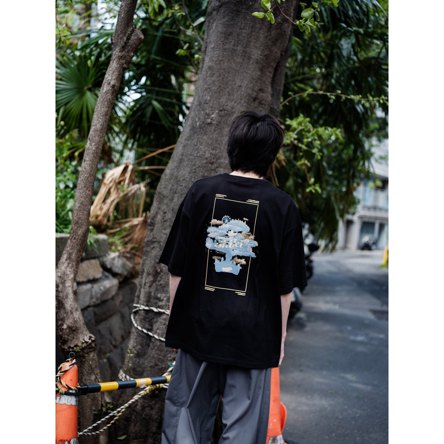 Shiki T-SHIRTS / BLACK