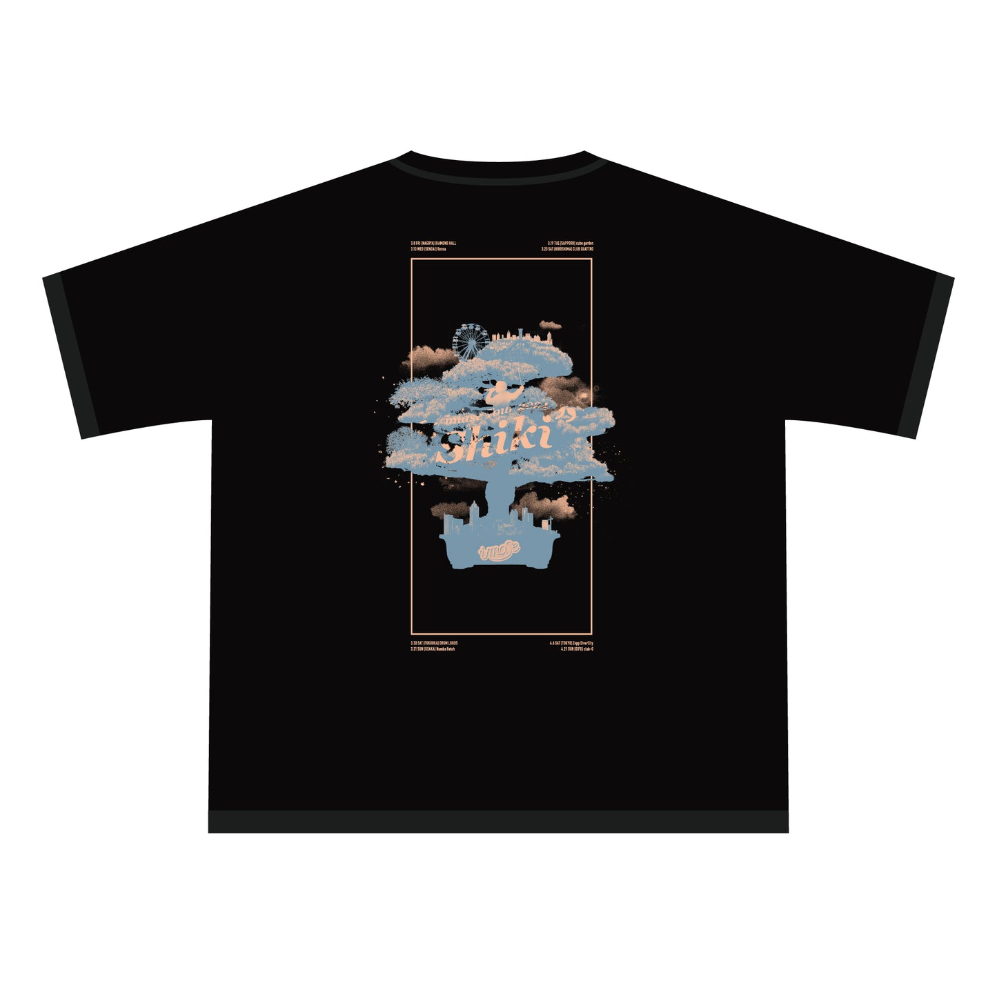 Shiki T-SHIRTS / BLACK