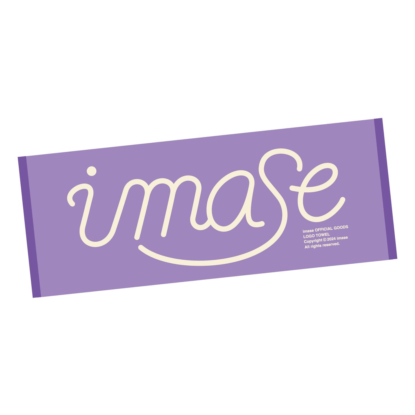 imase LOGO TOWEL / PURPLE