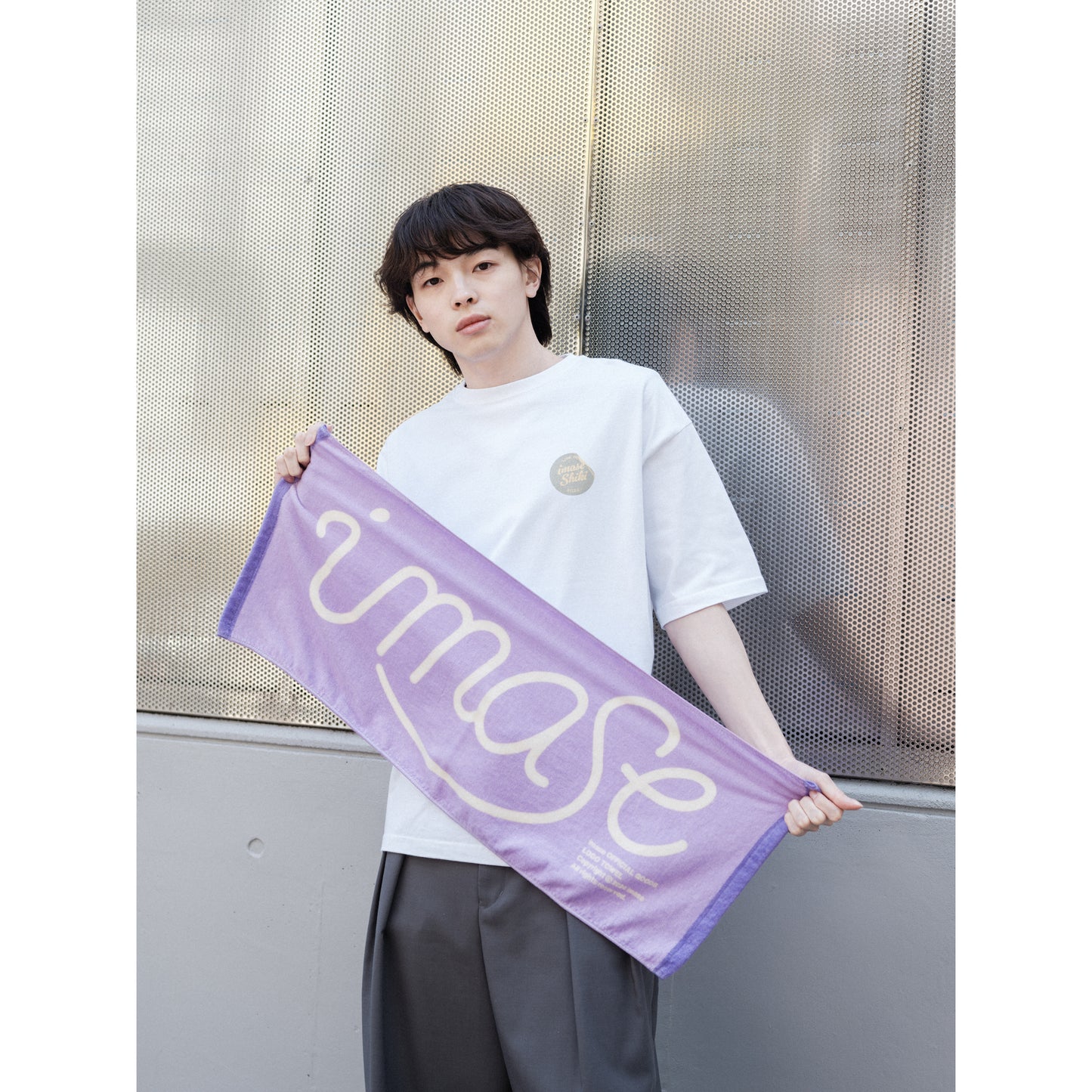 imase LOGO TOWEL / PURPLE