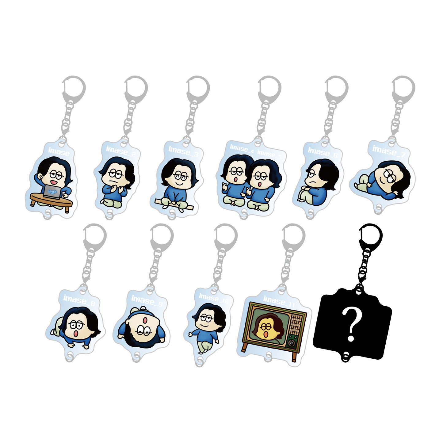 imase "I say bye" ACRYLIC KEY RING