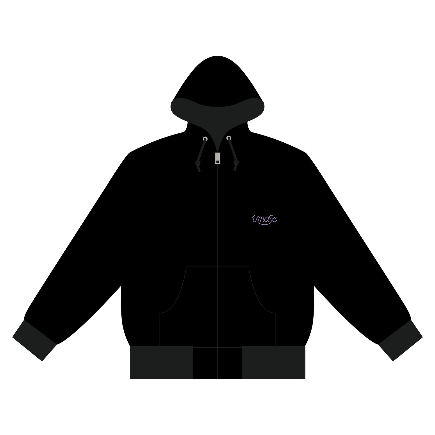 imase LOGO ZIP-UP HOODIE
