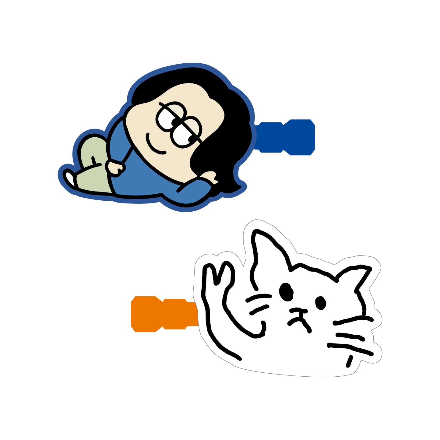 HAIR CLIPS(2種セット)