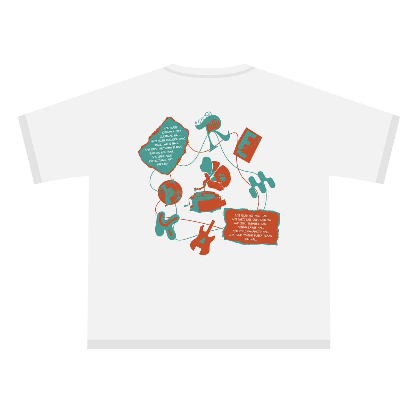 Remake T-SHIRTS / WHITE