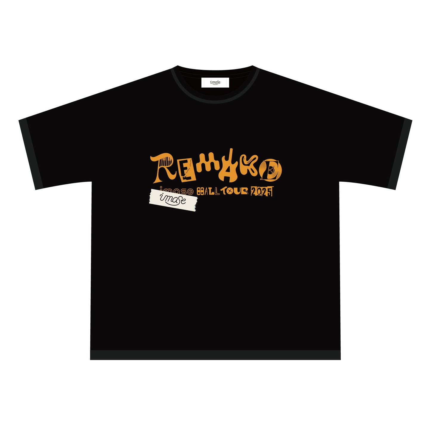 Remake T-SHIRTS / BLACK