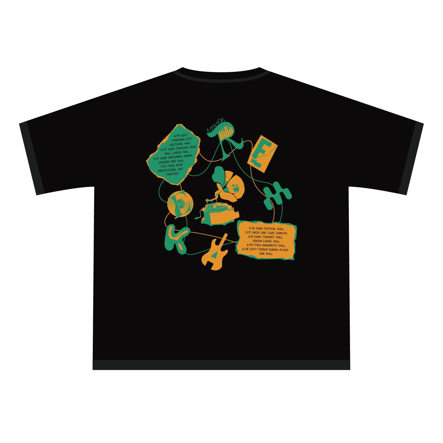 Remake T-SHIRTS / BLACK