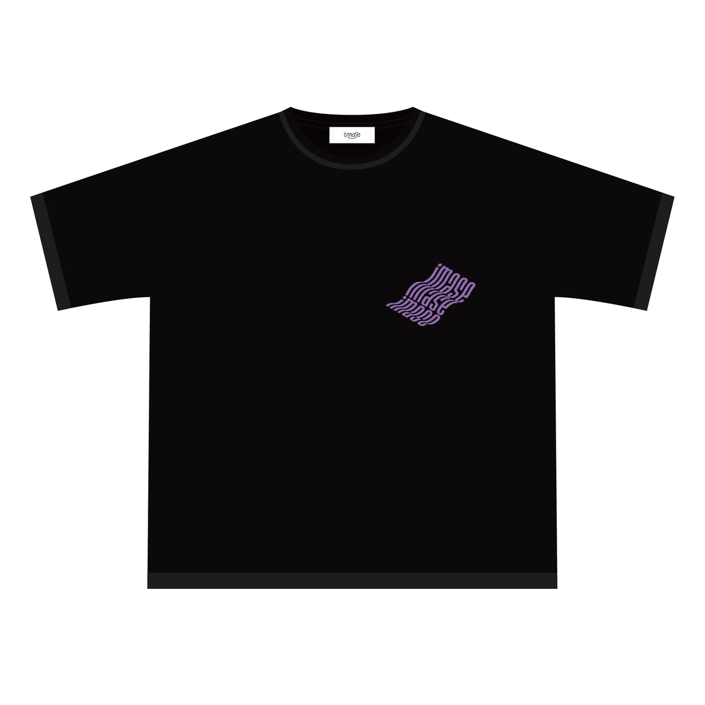 imase WAVE LOGO T-SHIRTS / BLACK