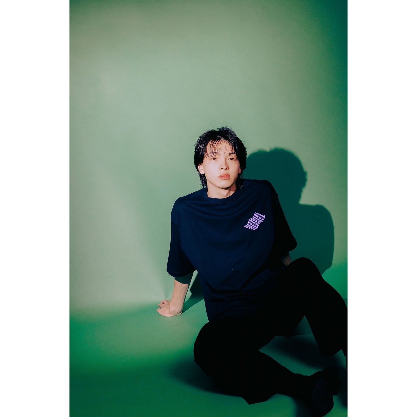 imase WAVE LOGO T-SHIRTS / BLACK
