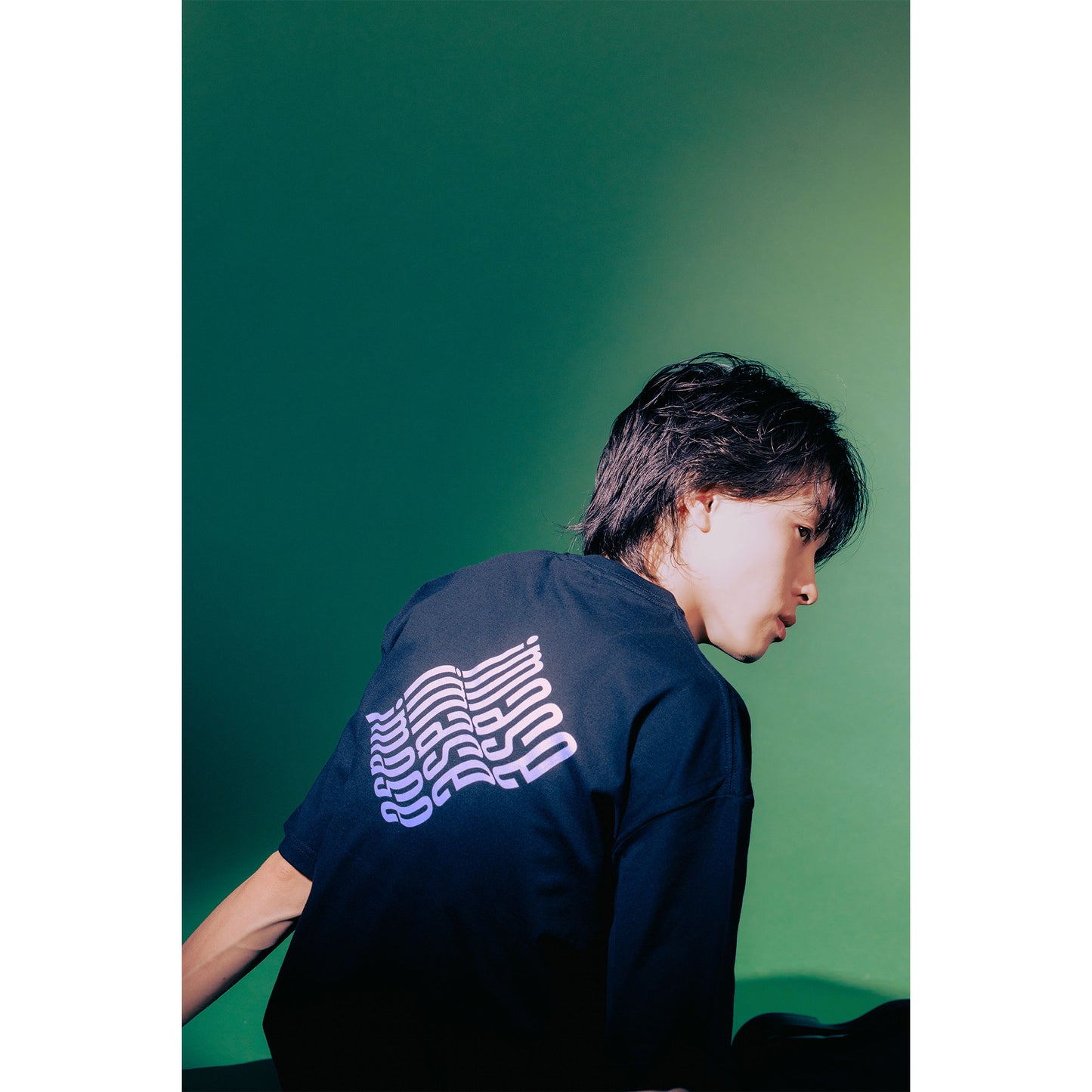 imase WAVE LOGO T-SHIRTS / BLACK