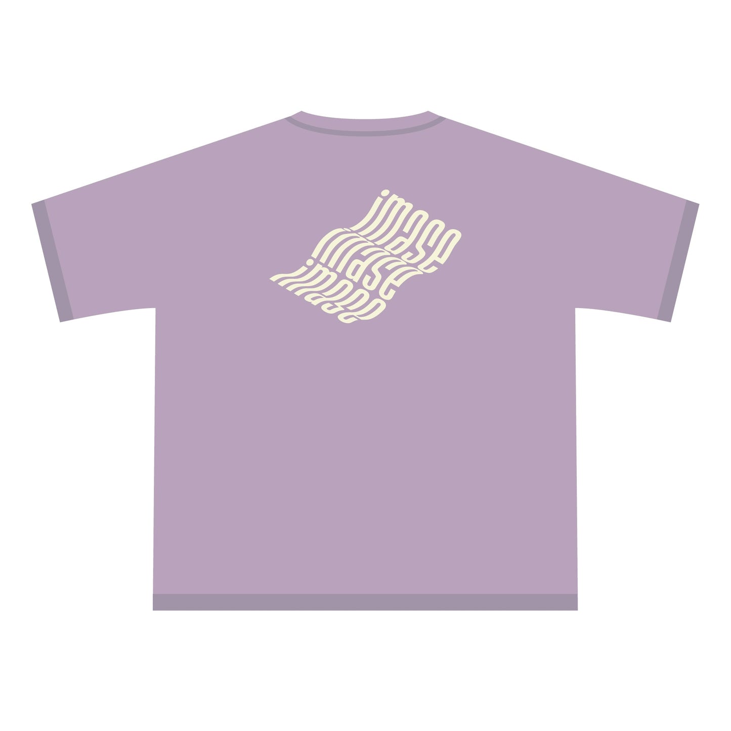 imase WAVE LOGO T-SHIRTS / ASH PURPLE