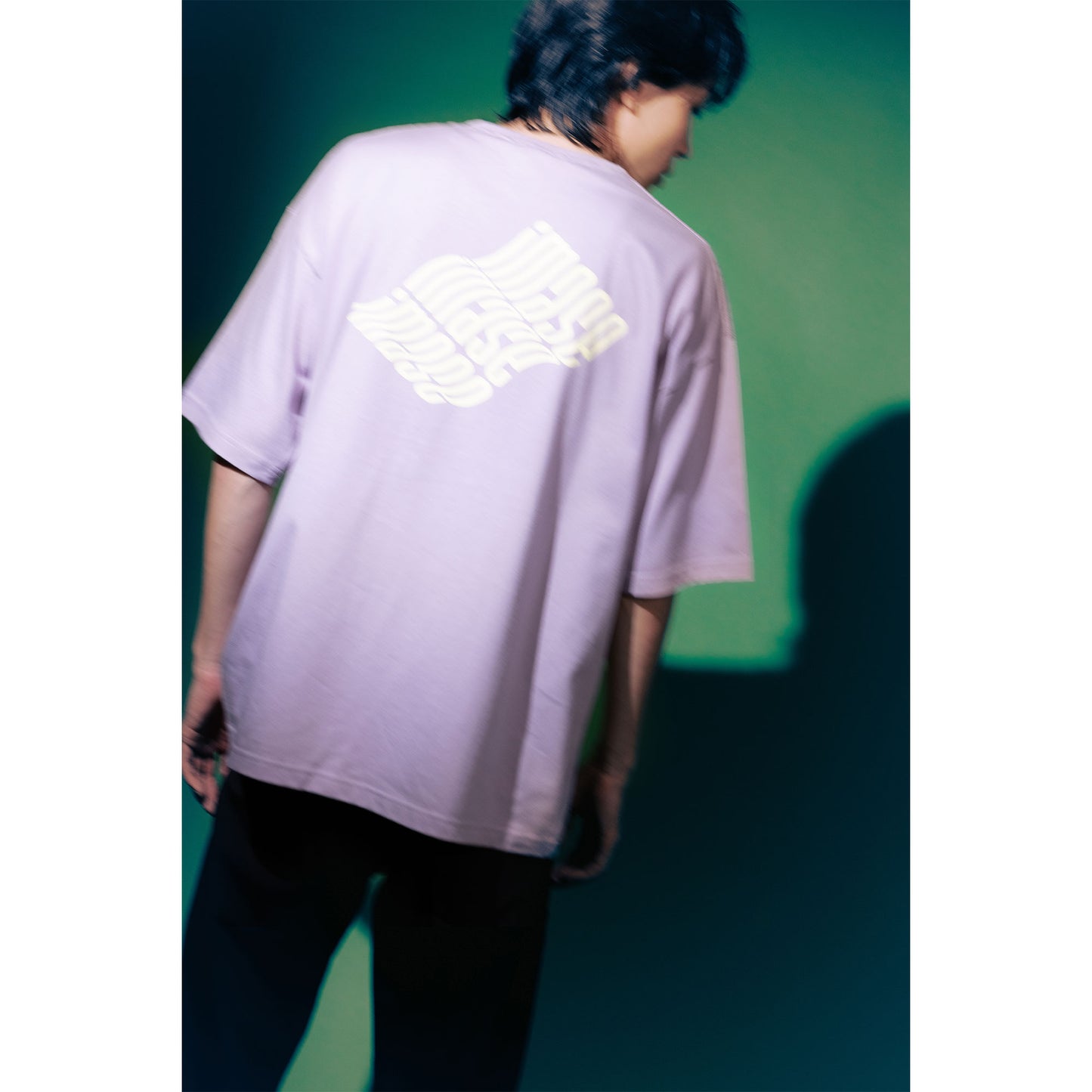 imase WAVE LOGO T-SHIRTS / ASH PURPLE