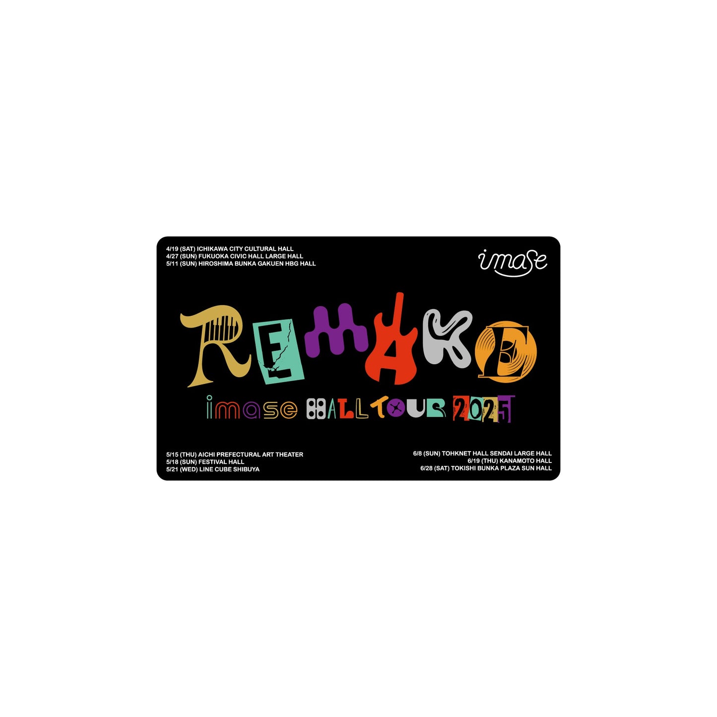 TOUR STICKER "Remake"