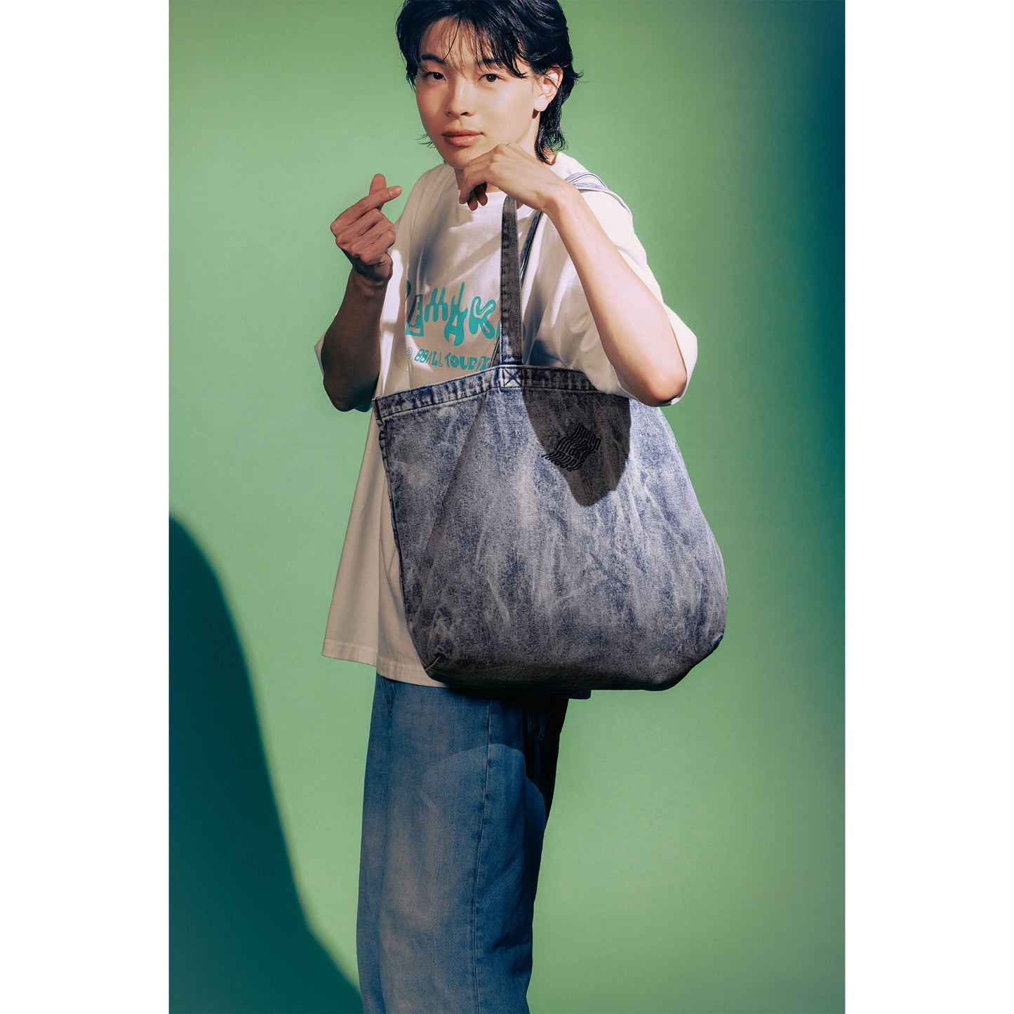 imase WAVE LOGO TOTE BAG