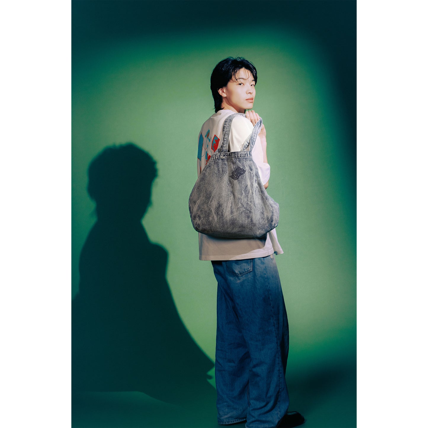 imase WAVE LOGO TOTE BAG
