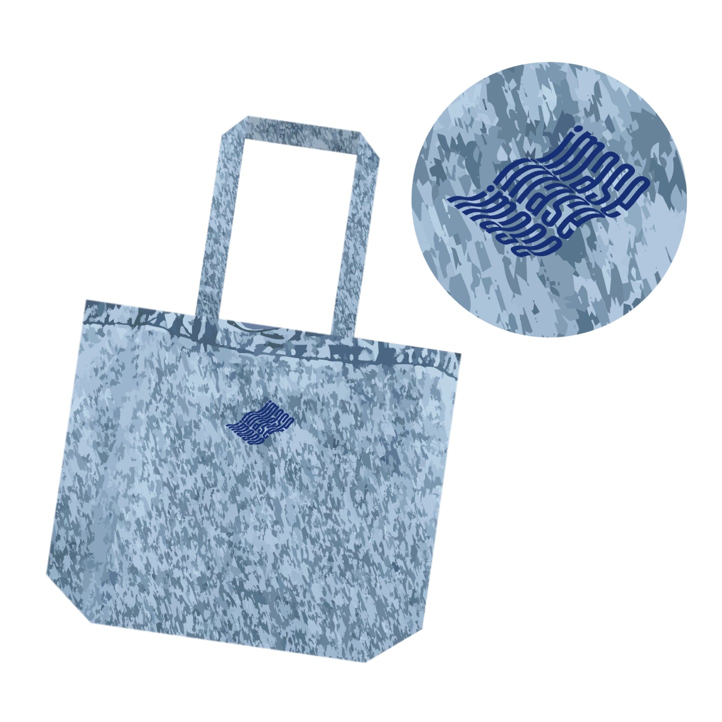 imase WAVE LOGO TOTE BAG