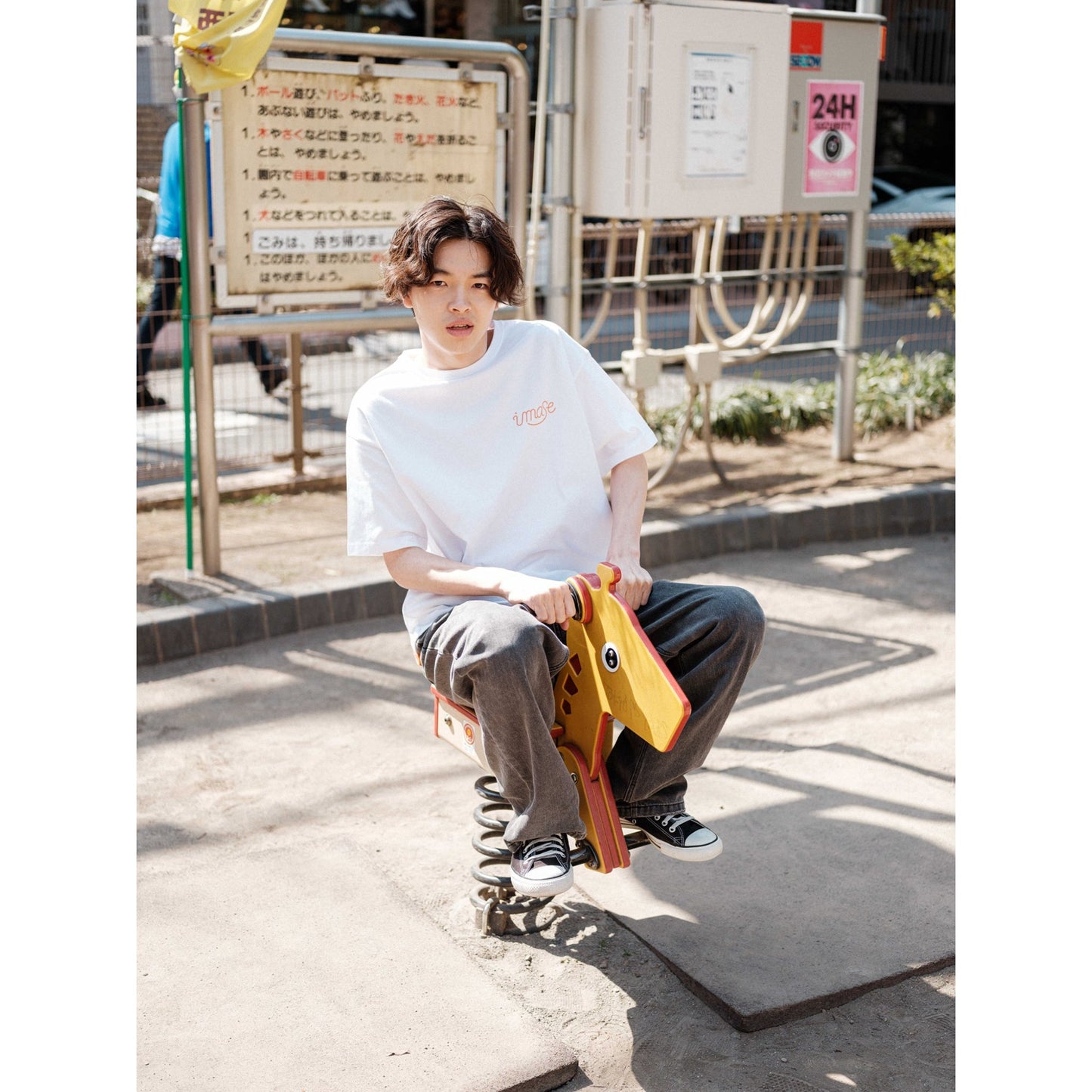 imase LOGO T-SHIRTS WHITE