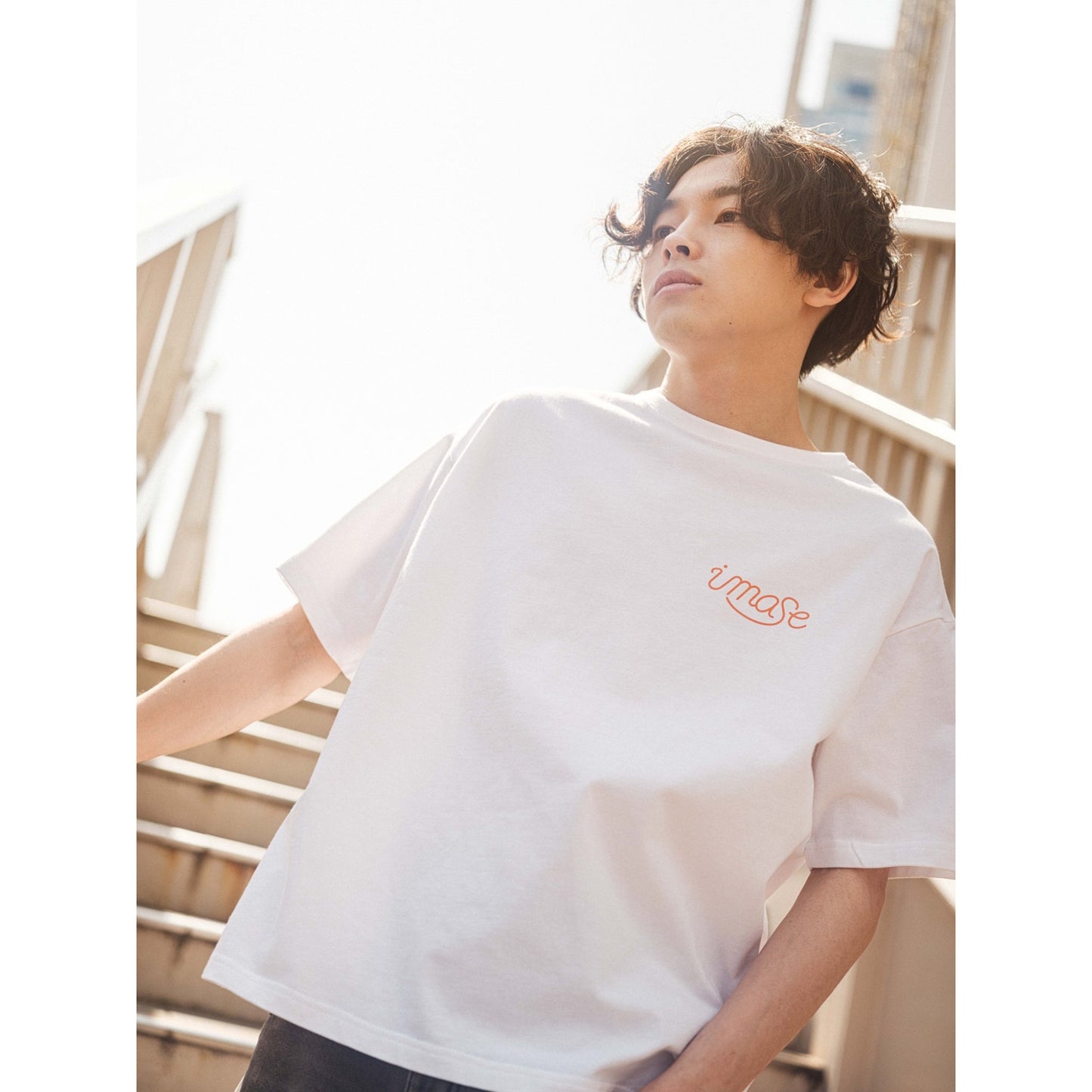 imase LOGO T-SHIRTS WHITE