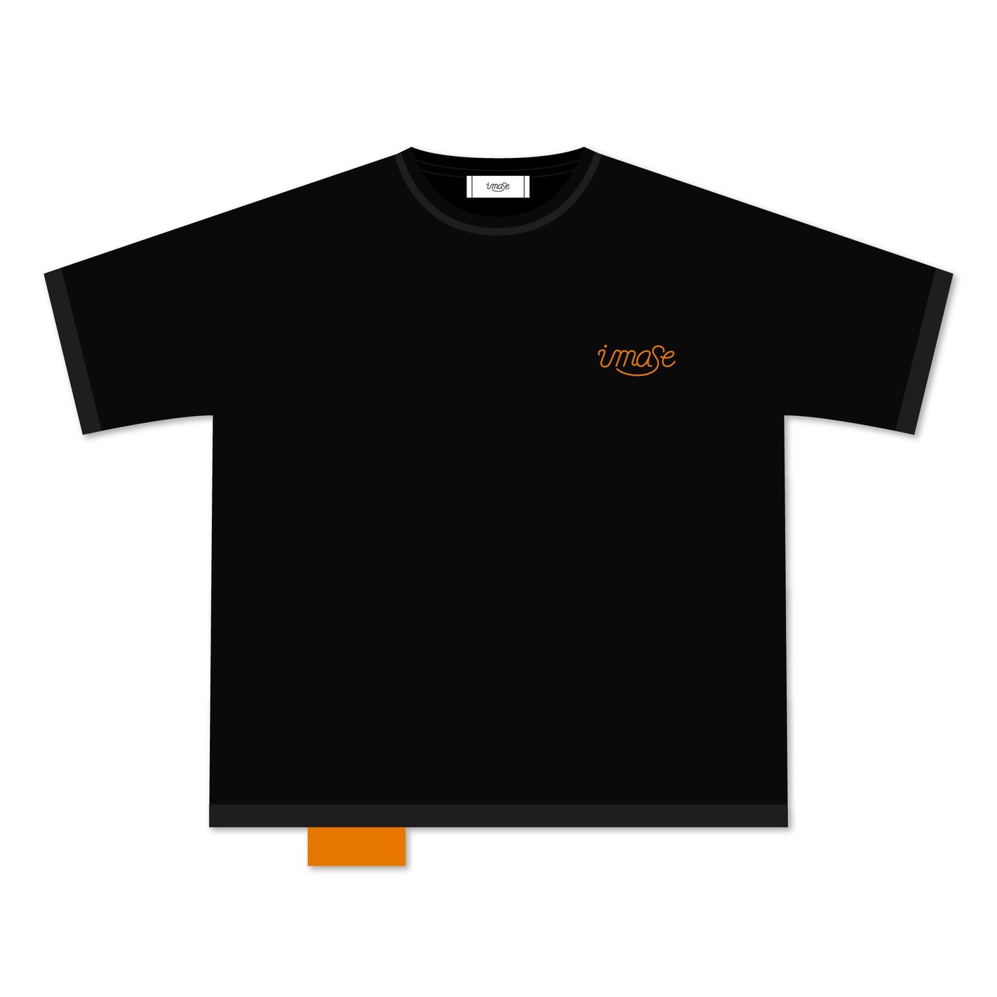 imase LOGO T-SHIRTS BLACK