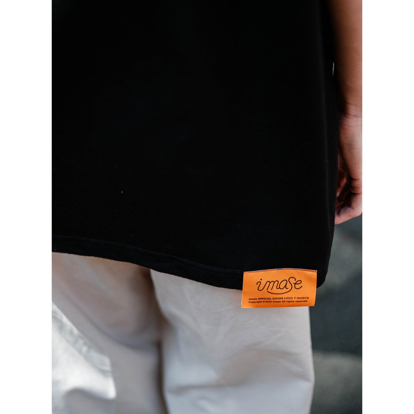imase LOGO T-SHIRTS BLACK