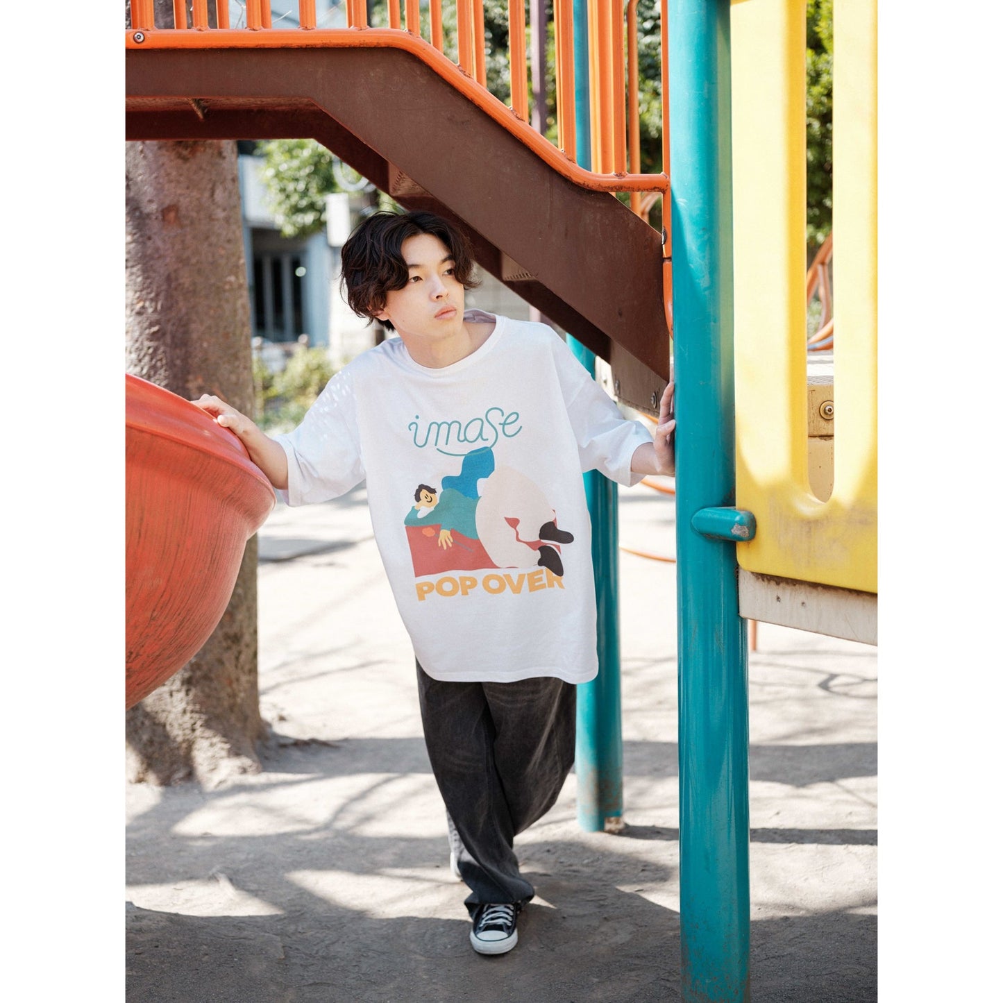 POP OVER T-SHIRTS WHITE