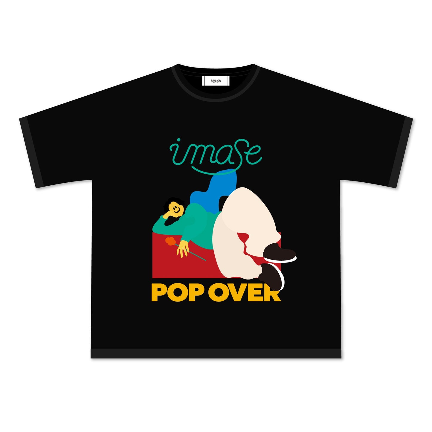 POP OVER T-SHIRTS BLACK