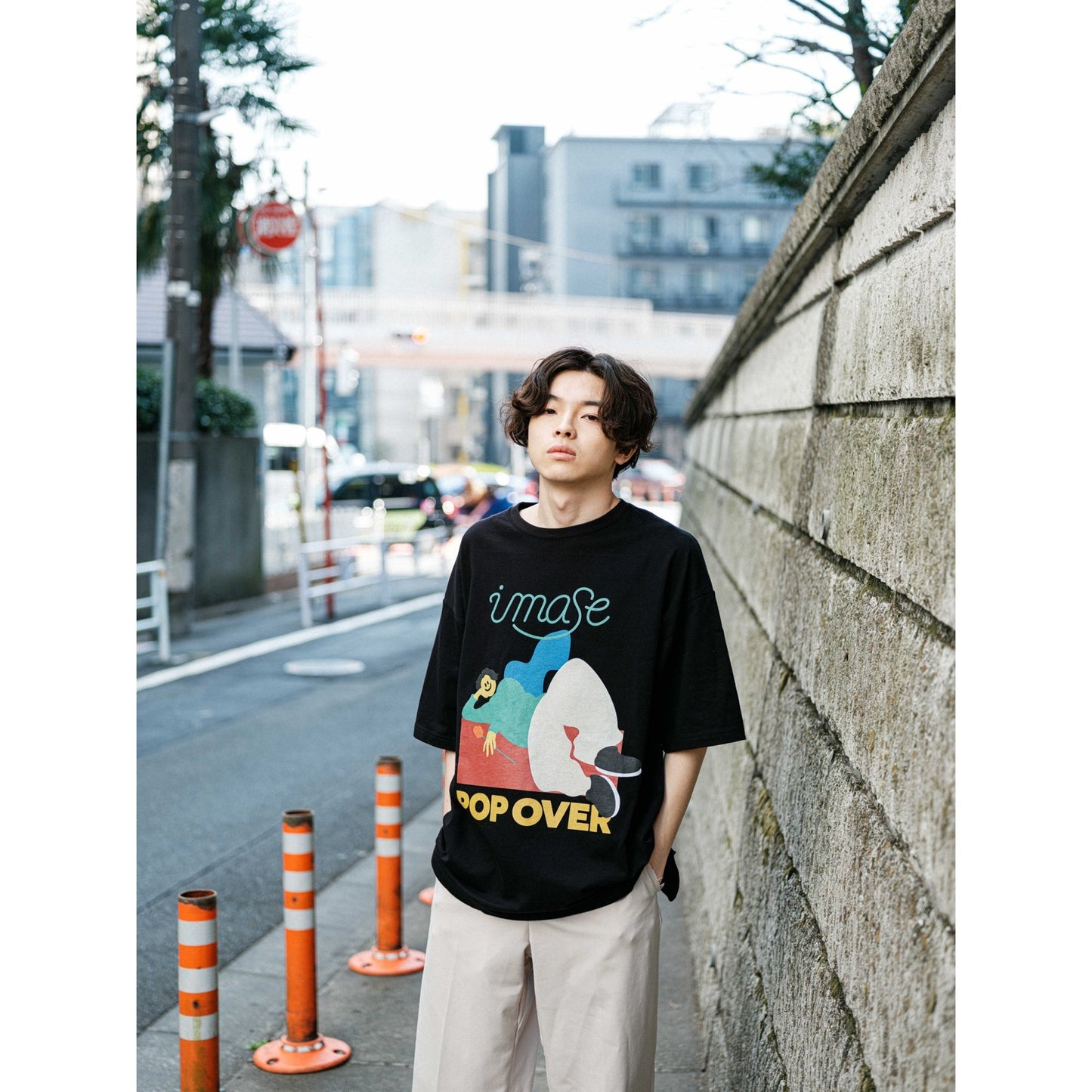 POP OVER T-SHIRTS BLACK