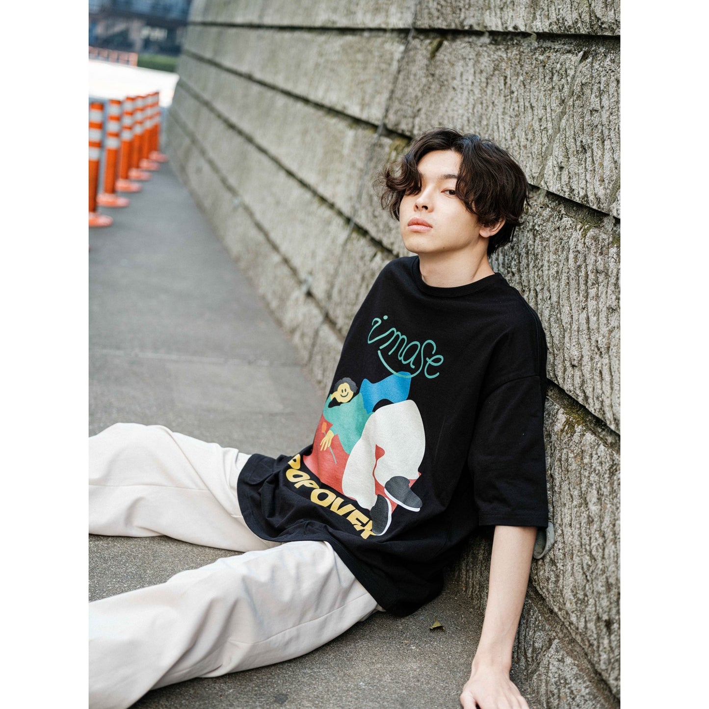POP OVER T-SHIRTS BLACK