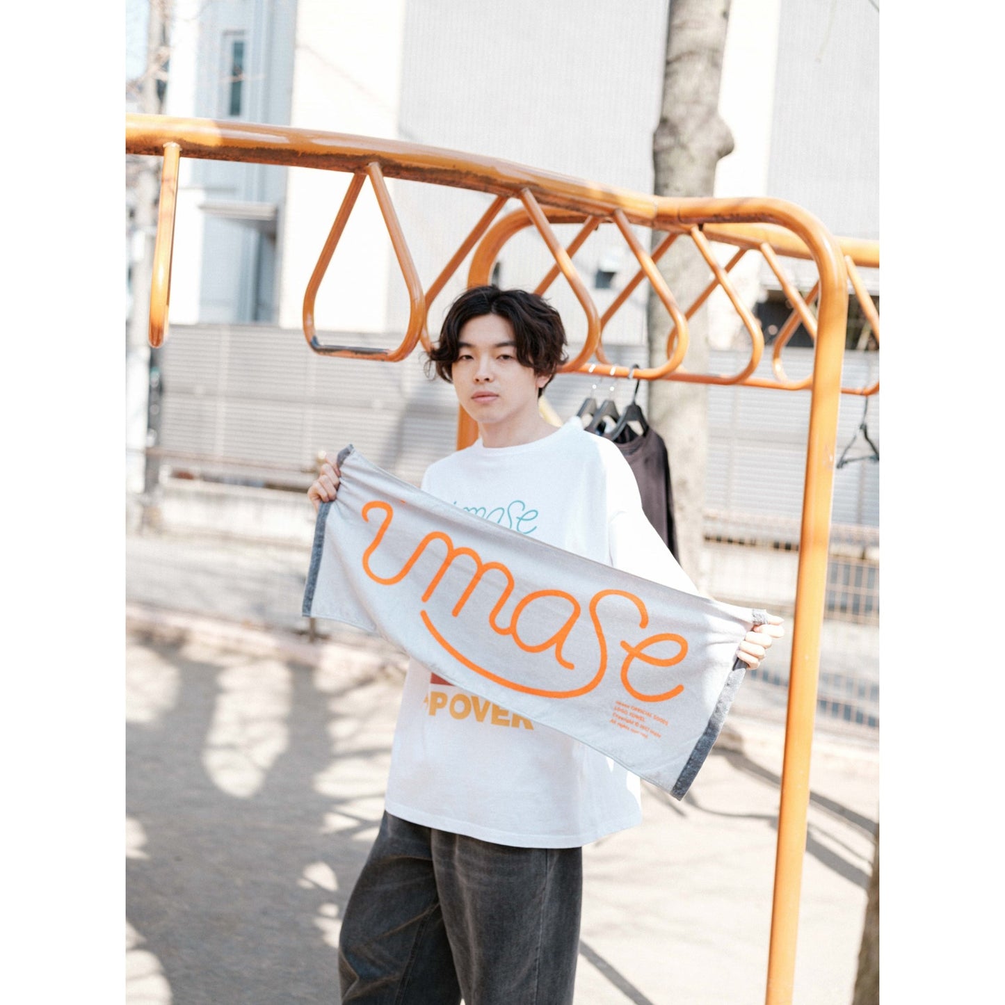 imase LOGO TOWEL GRAY