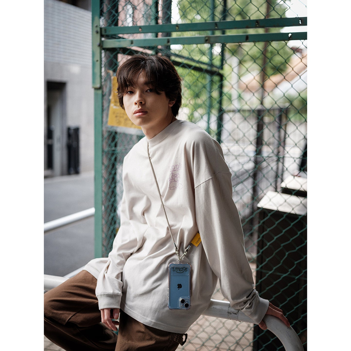 Utopia LONG T-SHIRTS OFF-WHITE