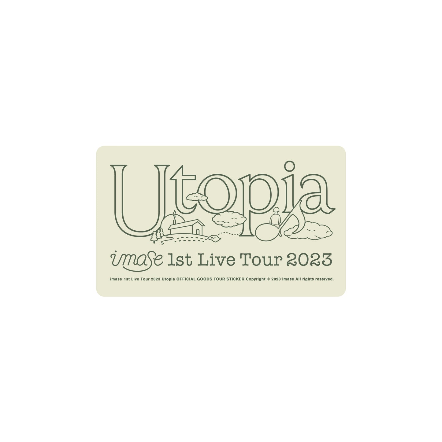 TOUR STICKER "Utopia"
