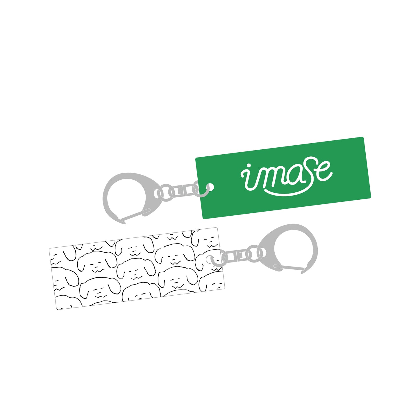 imase LOGO & ŌI INU KEYRING