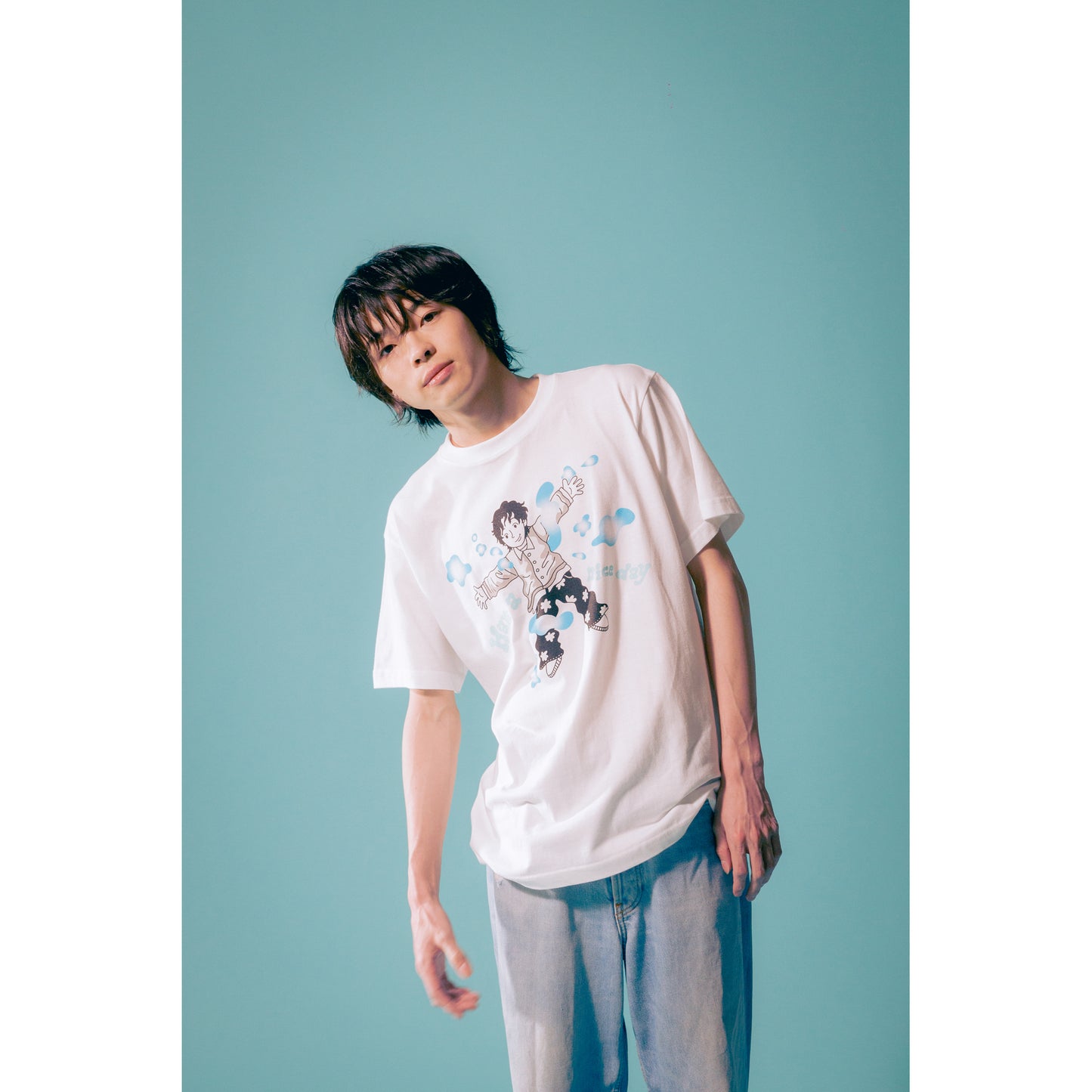 "Have a nice day" T-SHIRTS / WHITE