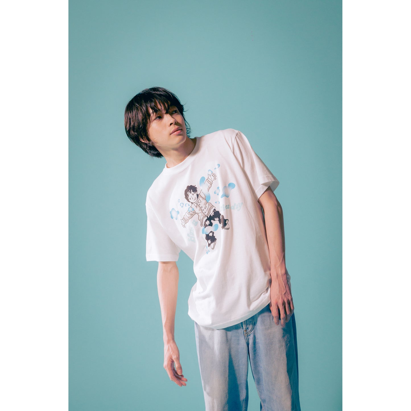 "Have a nice day" T-SHIRTS / WHITE