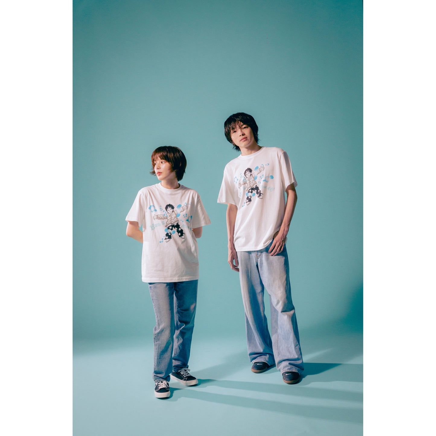 "Have a nice day" T-SHIRTS / WHITE