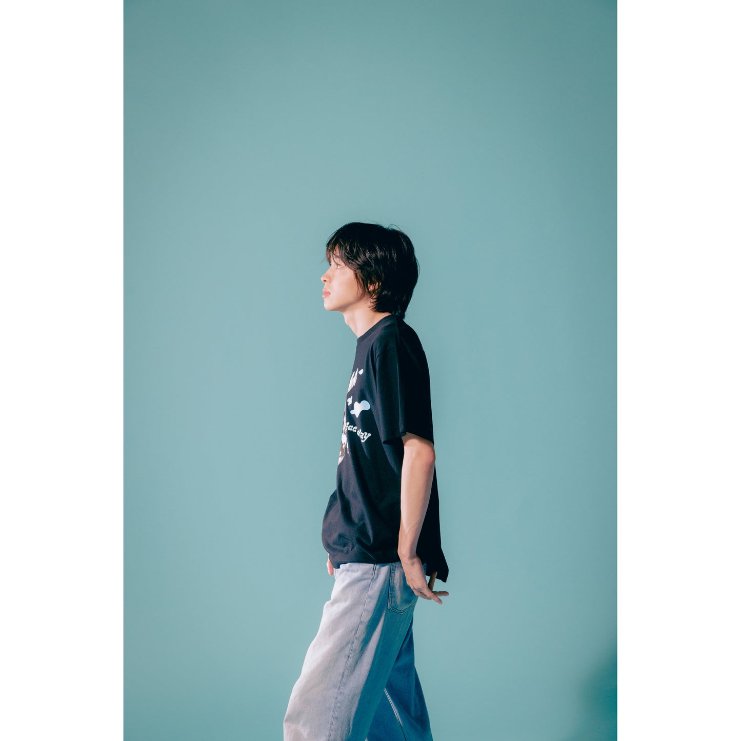 "Have a nice day" T-SHIRTS / BLACK
