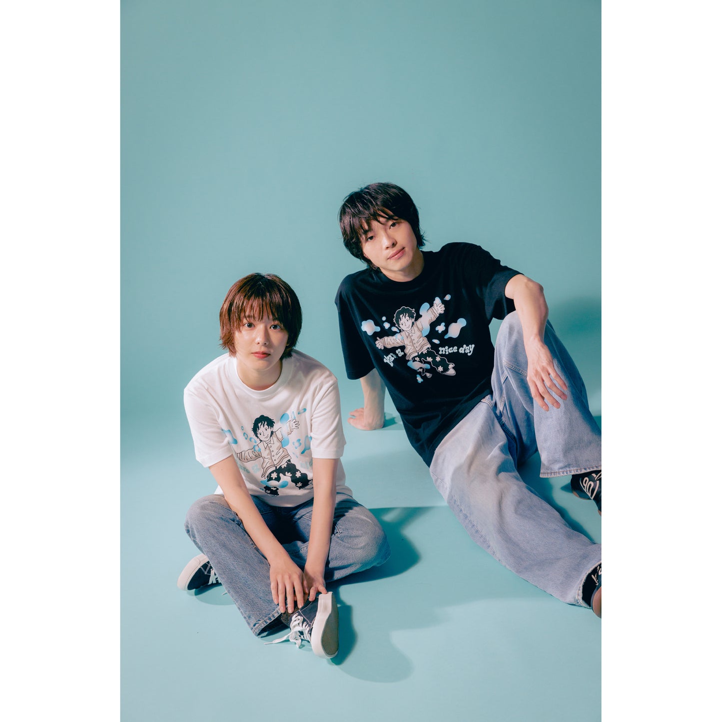 "Have a nice day" T-SHIRTS / BLACK