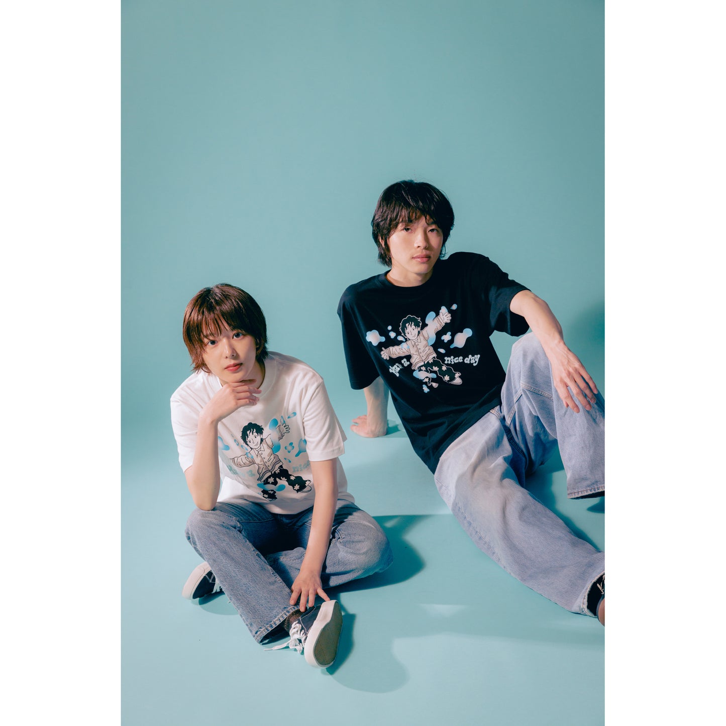 "Have a nice day" T-SHIRTS / BLACK