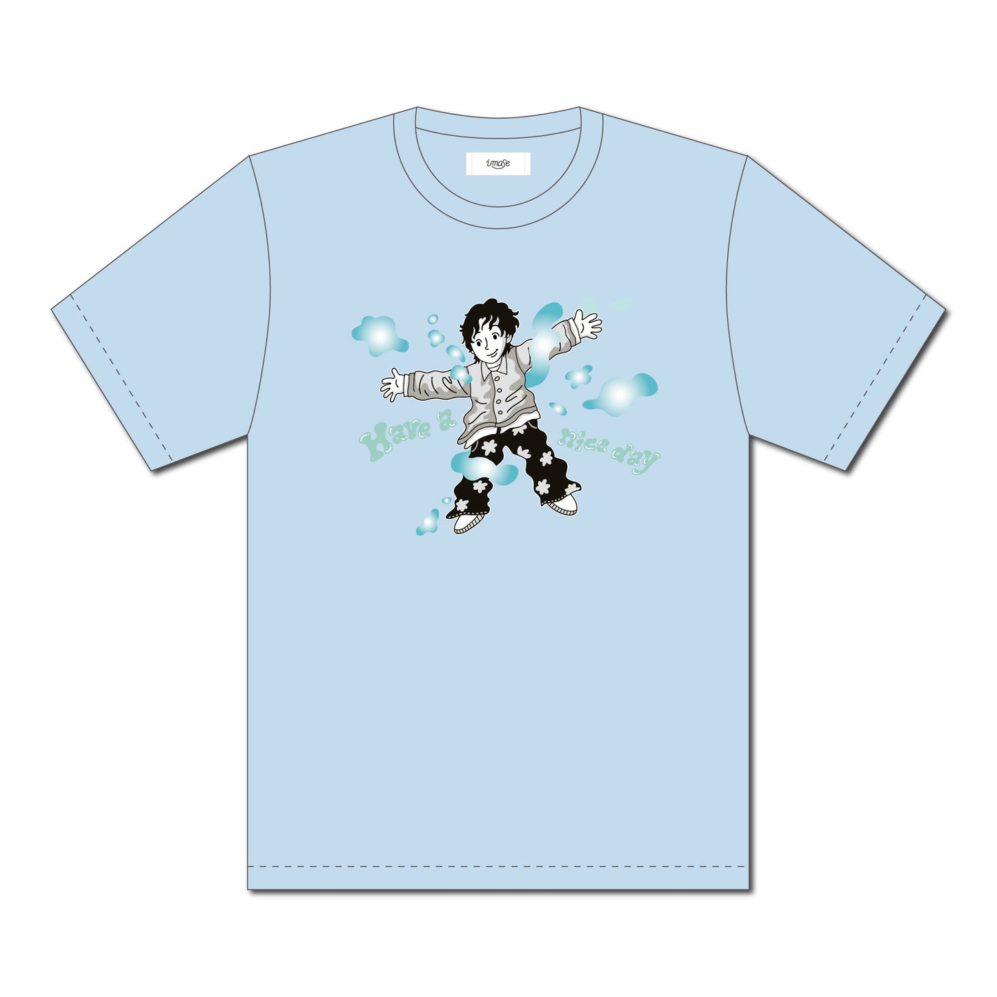 "Have a nice day" T-SHIRTS / LIGHT BLUE ※FC限定カラー