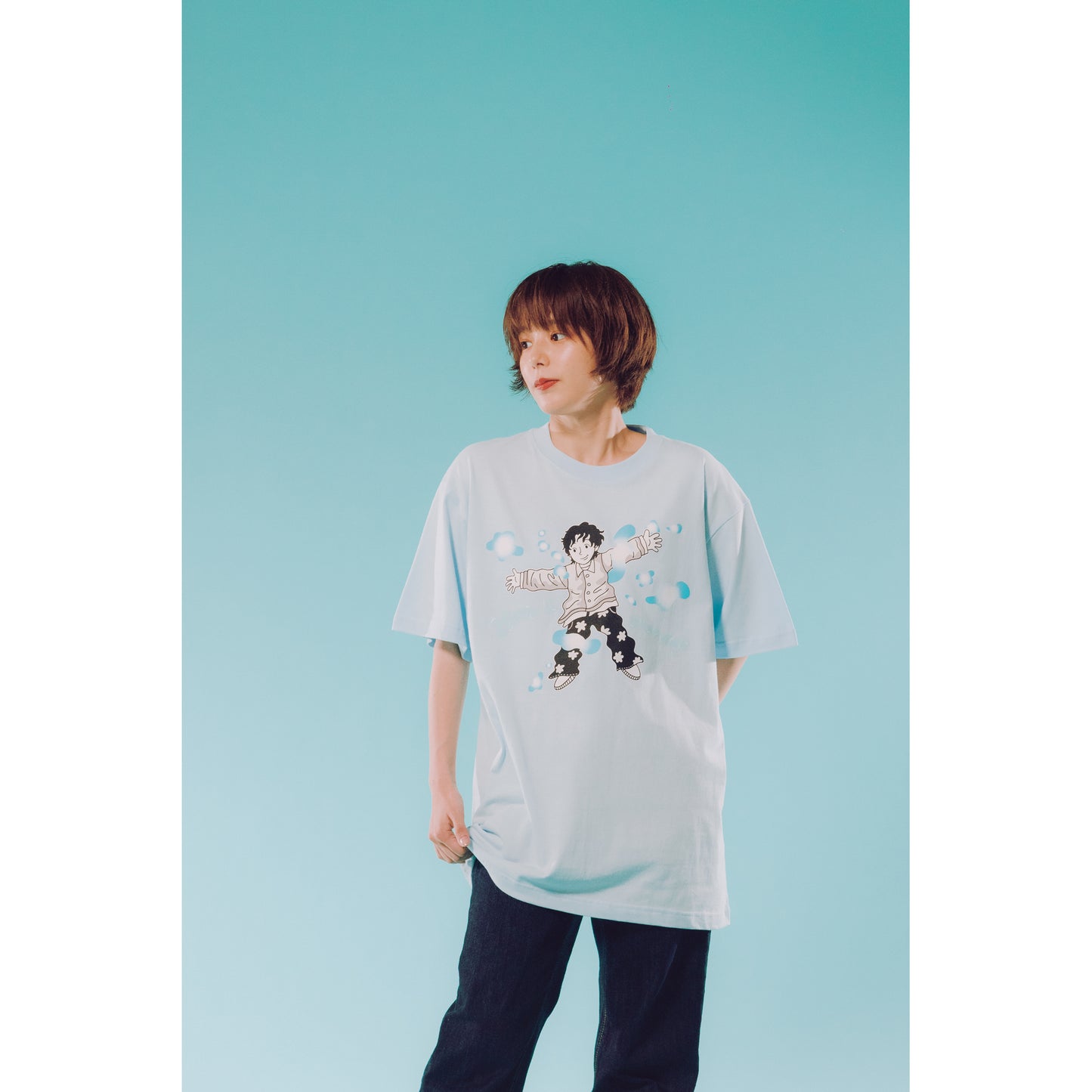 "Have a nice day" T-SHIRTS / LIGHT BLUE ※FC限定カラー