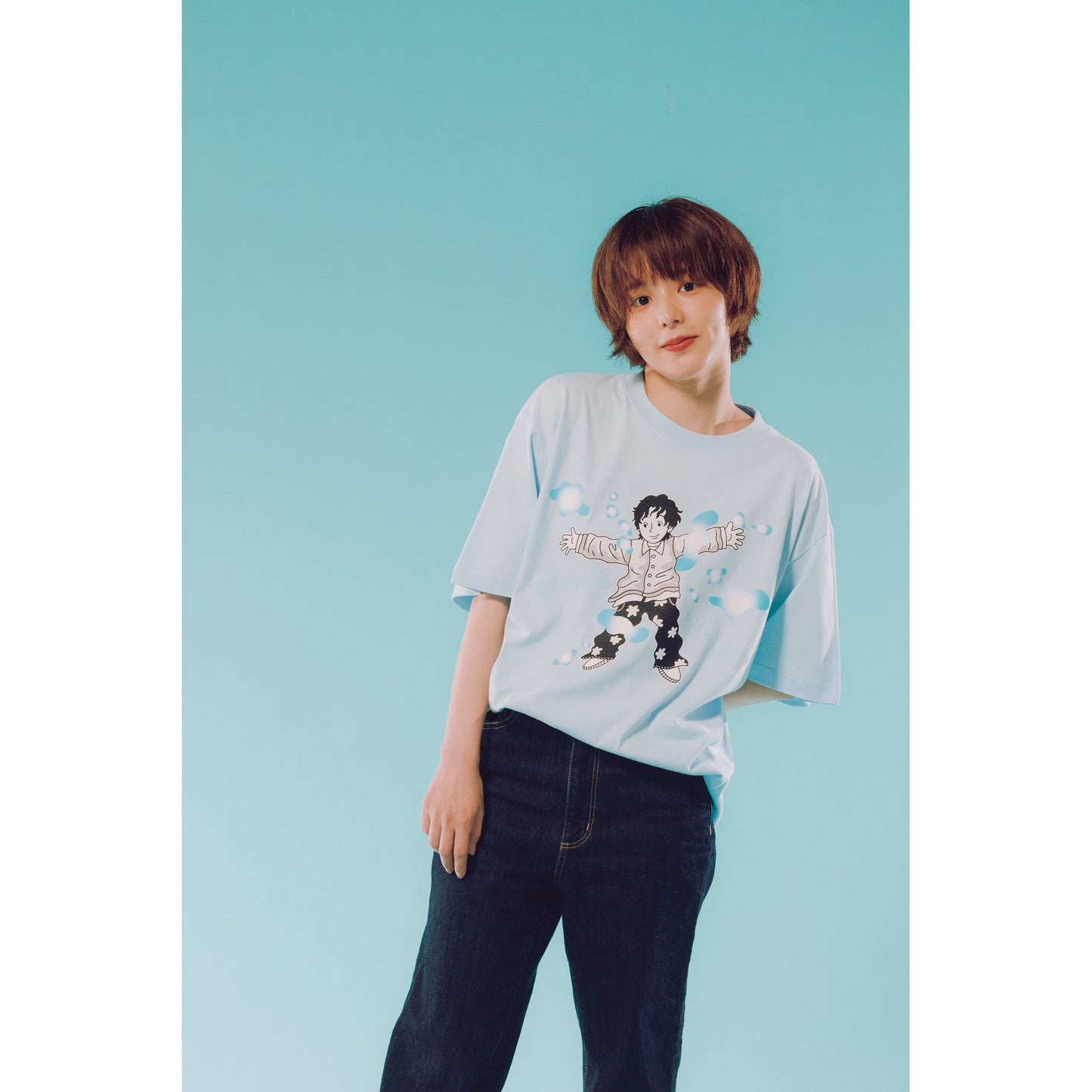 "Have a nice day" T-SHIRTS / LIGHT BLUE ※FC限定カラー