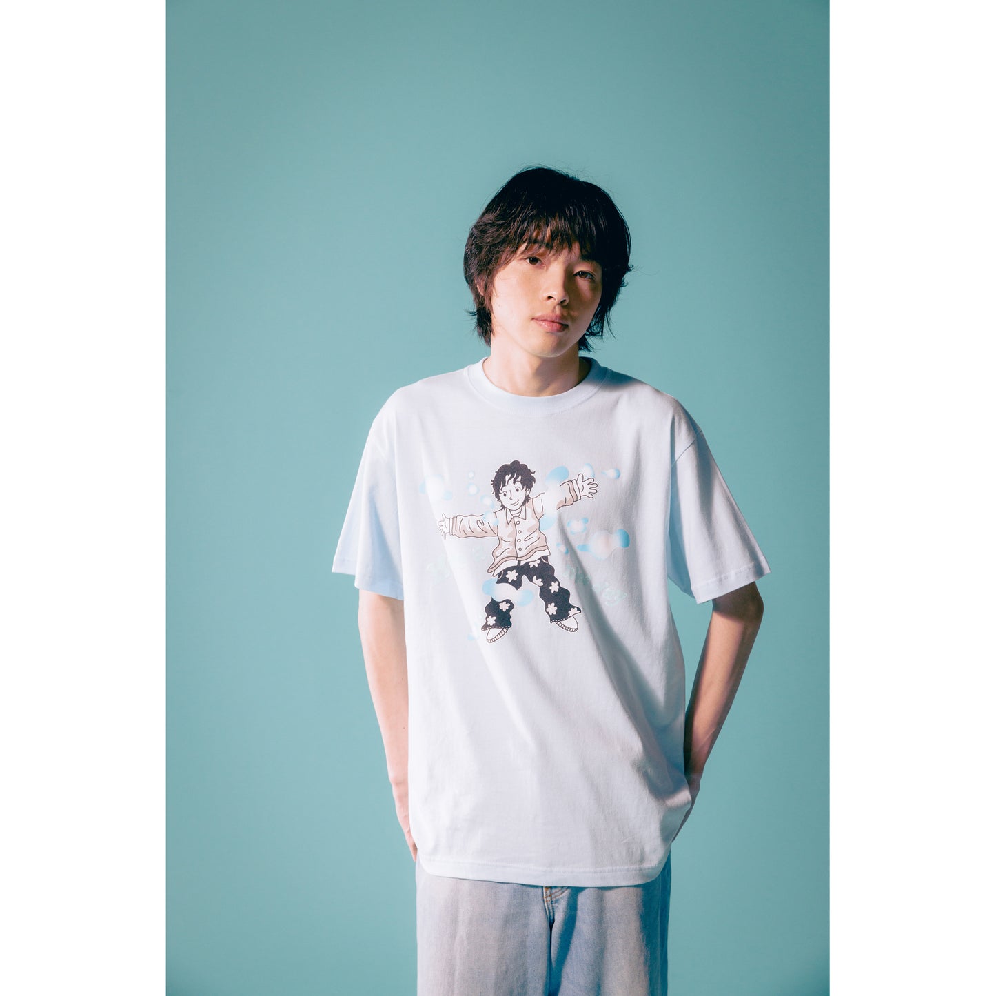 "Have a nice day" T-SHIRTS / LIGHT BLUE ※FC限定カラー