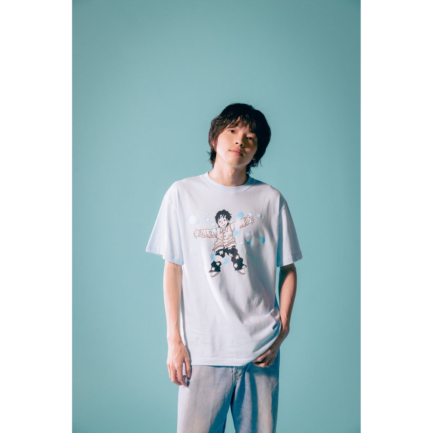 "Have a nice day" T-SHIRTS / LIGHT BLUE ※FC限定カラー