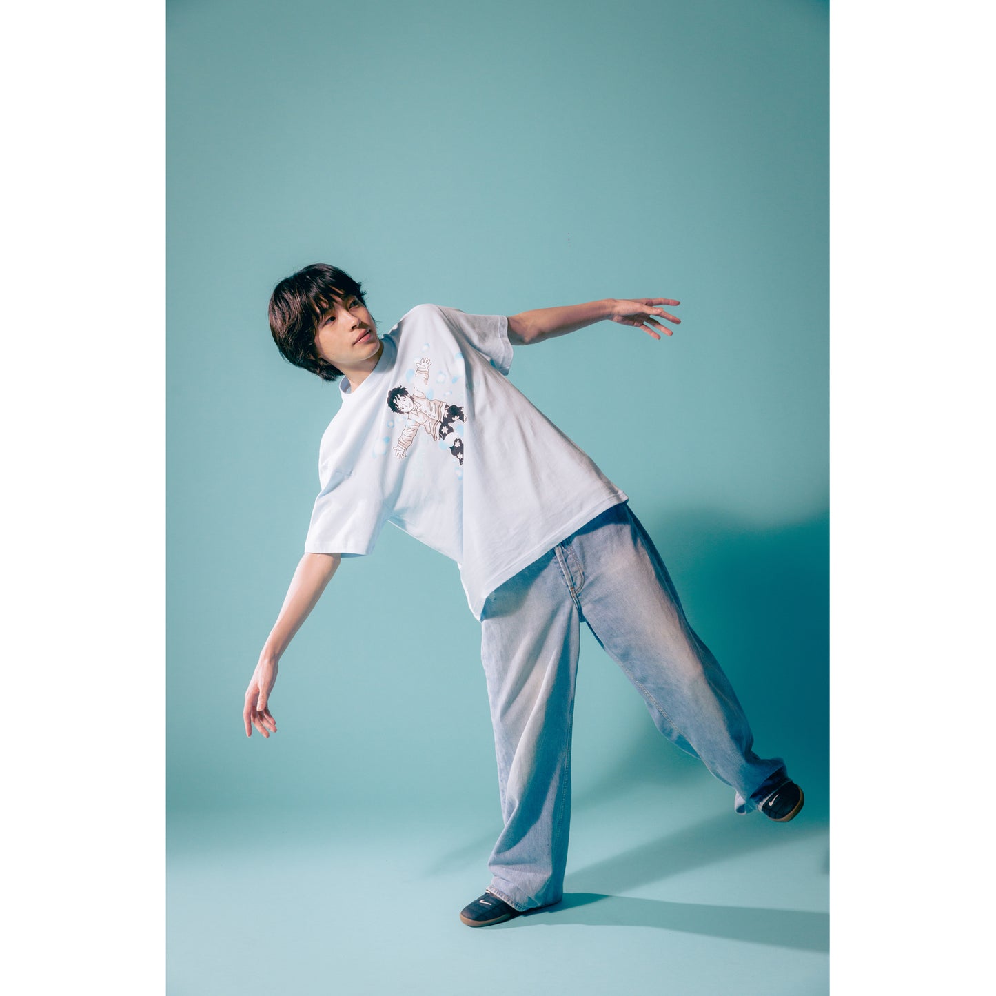 "Have a nice day" T-SHIRTS / LIGHT BLUE ※FC限定カラー