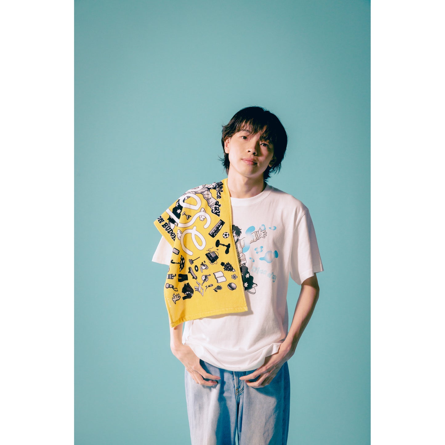 "Have a nice day" TOWEL / YELLOW