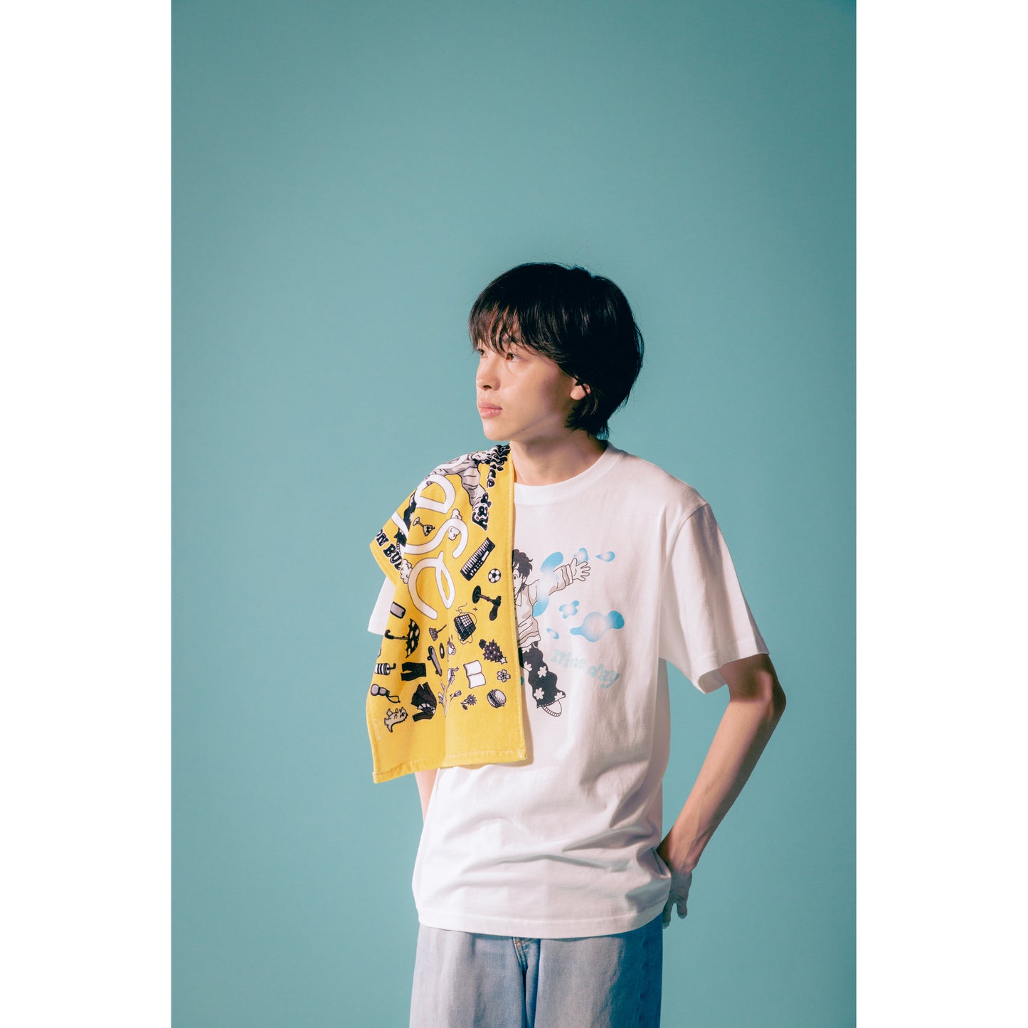 "Have a nice day" TOWEL / YELLOW