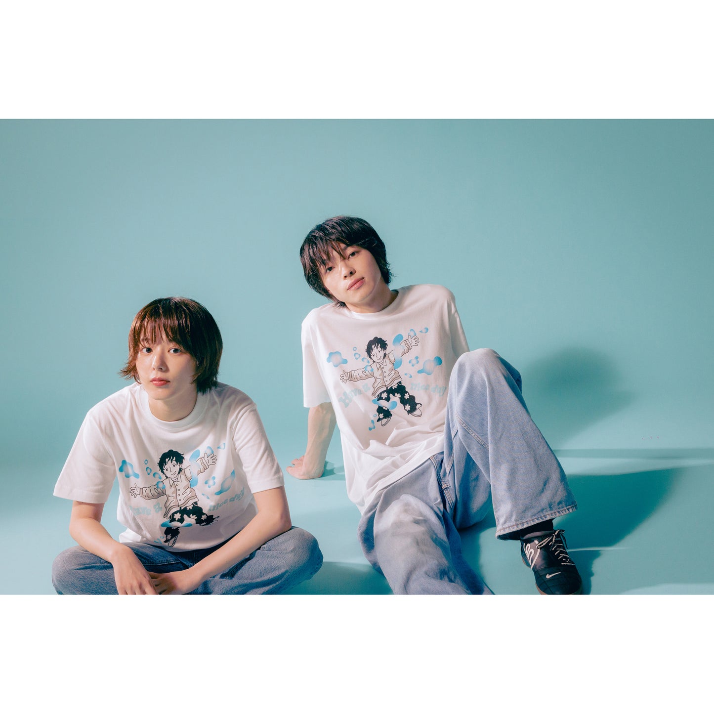 "Have a nice day" T-SHIRTS / WHITE