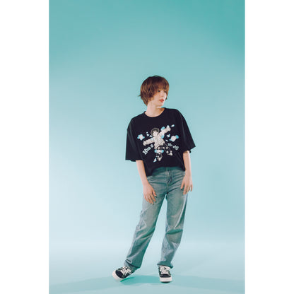 "Have a nice day" T-SHIRTS / BLACK